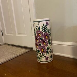 Floral Ceramic Umbrella Stand